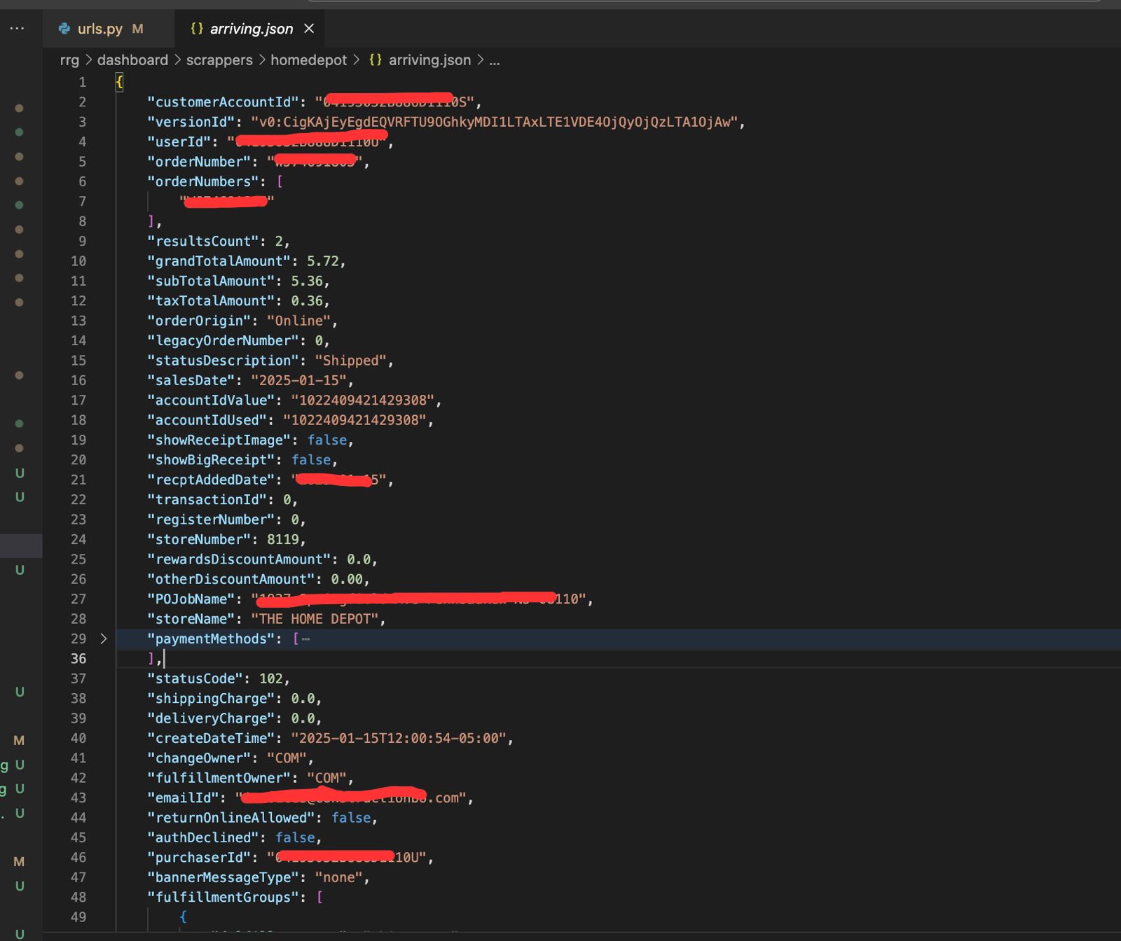 Order Tracking UI